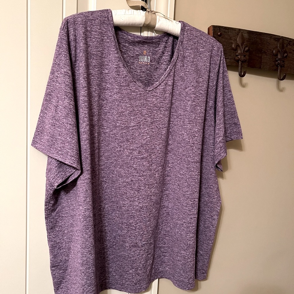 Juno Active 3X/4X Purple Heather T